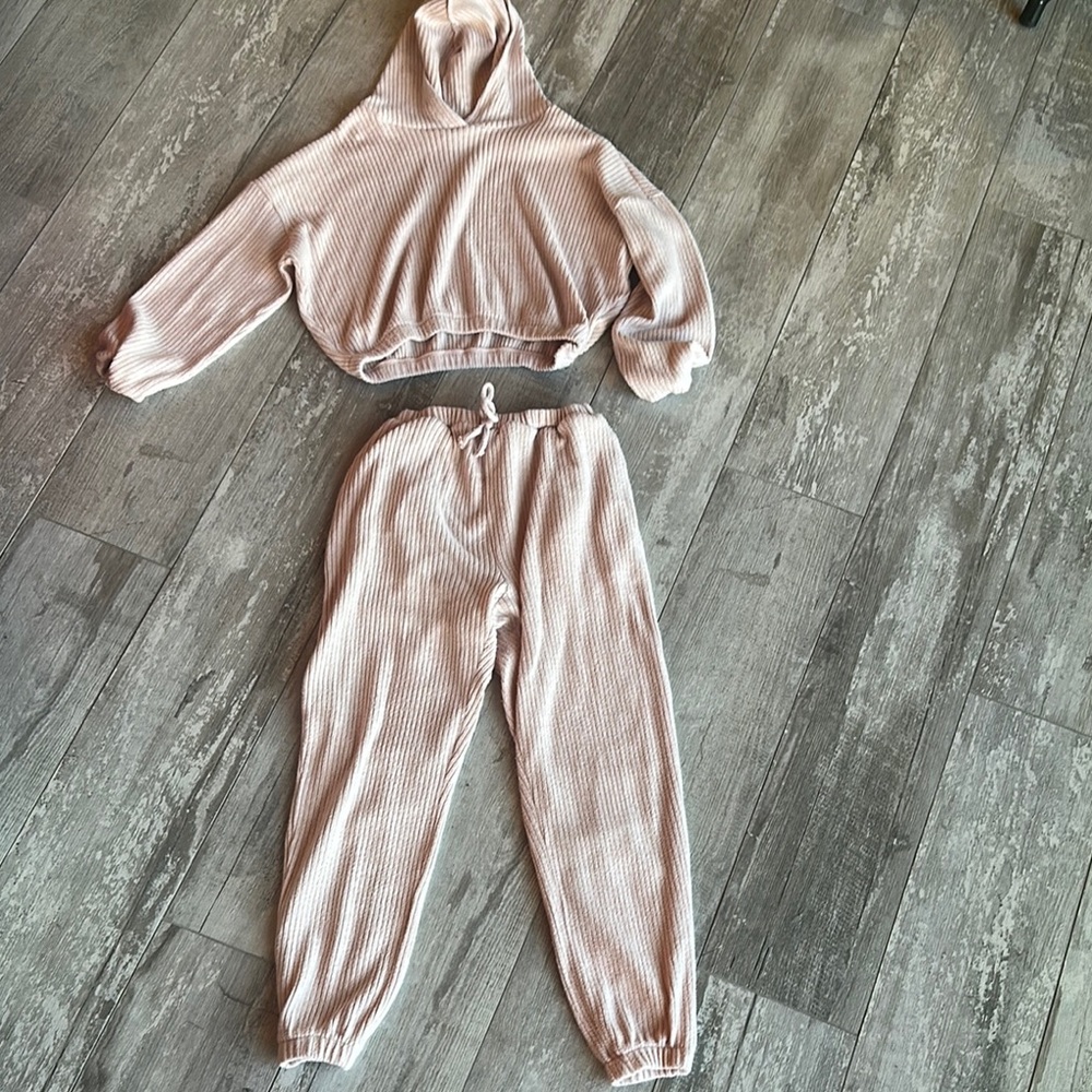 H&M Kids Matching Set in Light Pink